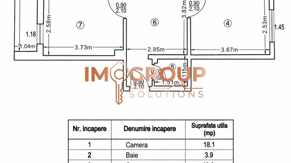 Etajul 1 - 3 camere decomandat - Mircea cel Batran - Poză 1