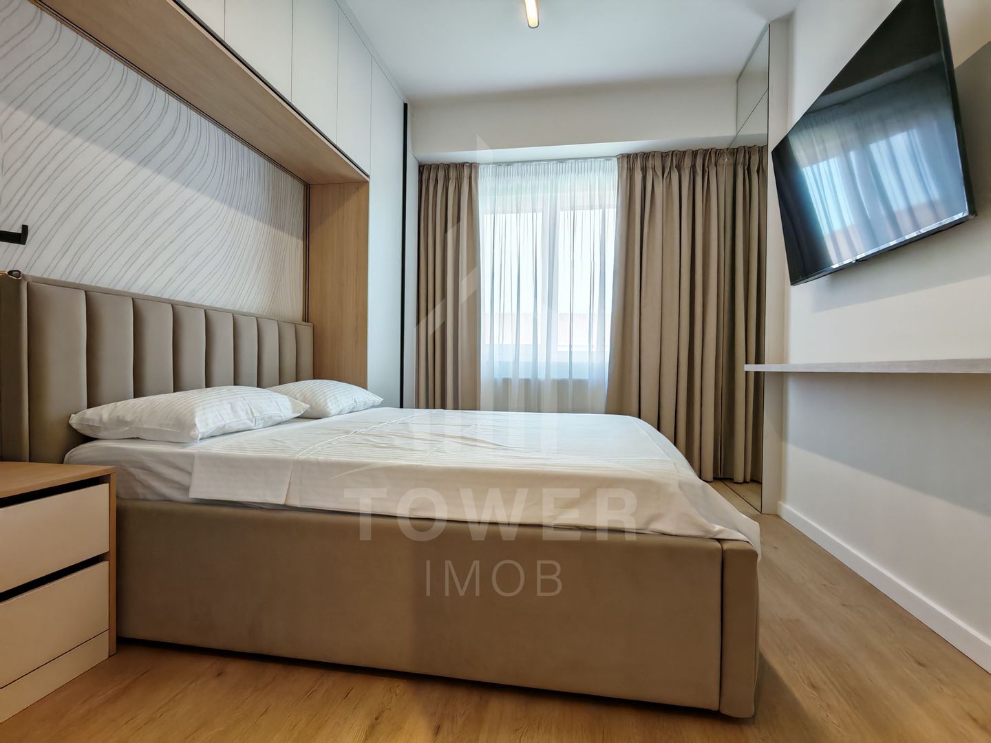 Apartament prima inchiriere cu 3 camere, nou, mobilat lux. - Poză 9