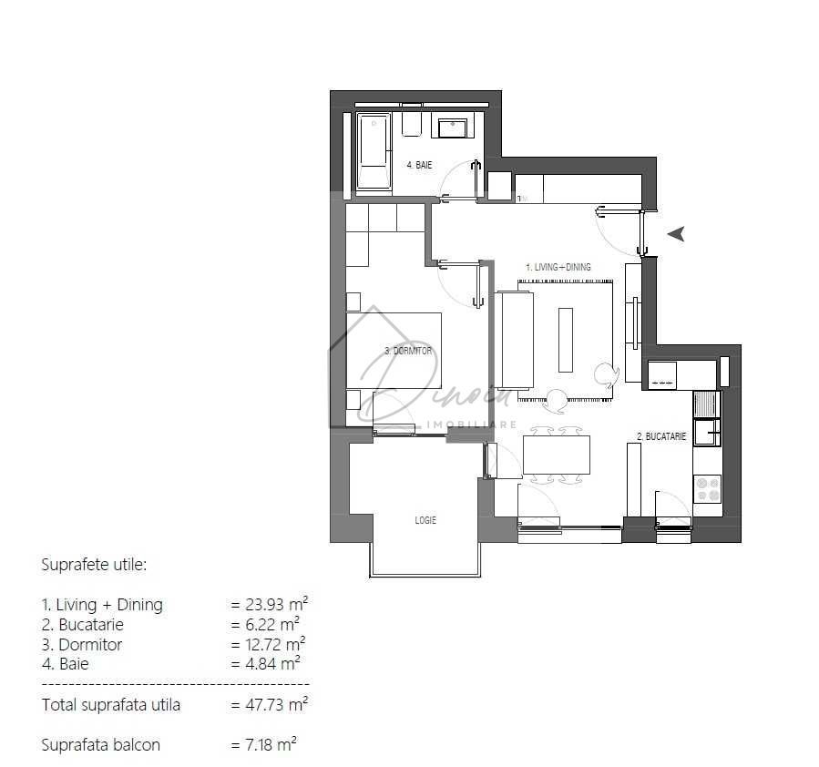 Apartament 2 camere Avalon Pipera I parcare I Mobilat & Utilat I COM0% - Poză 2