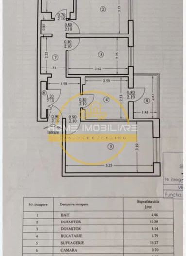 Apartament 3 cam. DC. Et.2/4 60mp Targu Cucu [Palatul Justitiei] - Poză 6