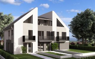 Vilă Triplex 4 Cam Arhitectură Modernă- Grădină Individuală -Panouri solare - Poză 3