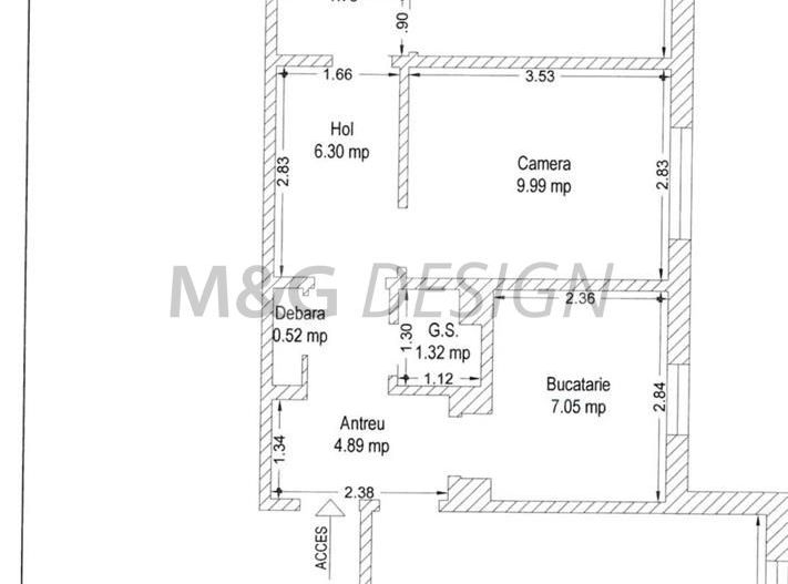 Ap 3 camere cf 1 decomandat Calea Martirilor CENTRALA PROPRIE - Poză 9
