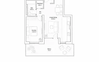Apartament nou 2 camere, terasa 14,15 mp | Sunbelt Mehala | Comision 0% - Poză 22