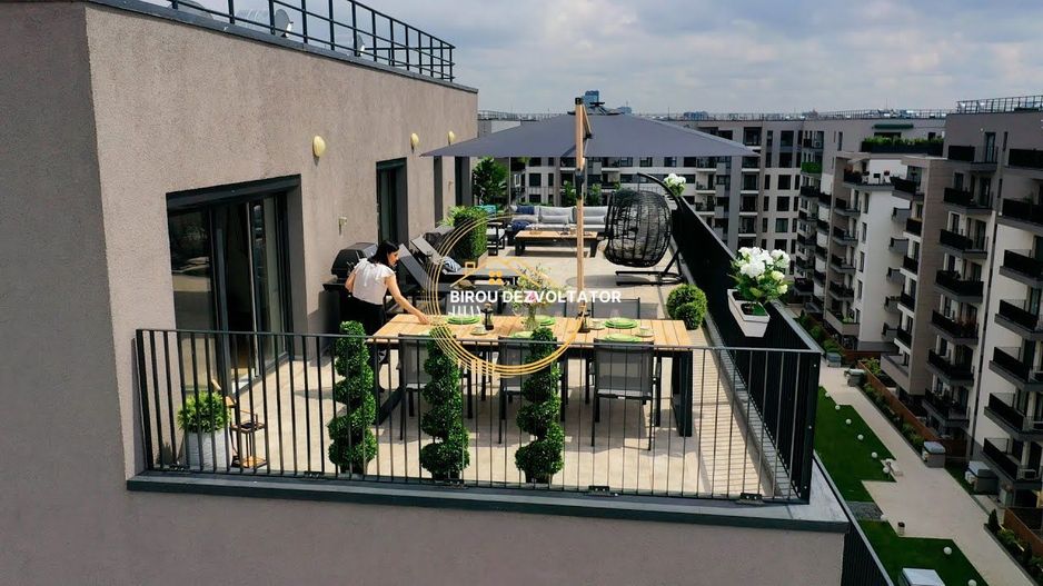 Penthouse 12 minute de metrou Vedere superba Terasa mare Proiect TOP - Poză 3