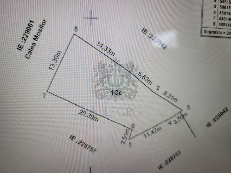 Teren Ultracentral | 300 mp | Cocor | Mosilor | PUZ Valid  | S+ P+4 - Poză 4