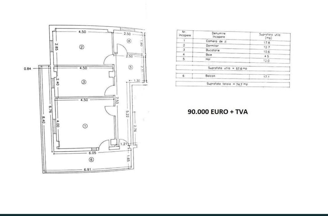 Apartament cu 2 camere, Cartierul Compozitorilor zona Lidl-Baba Novac - Poză 1