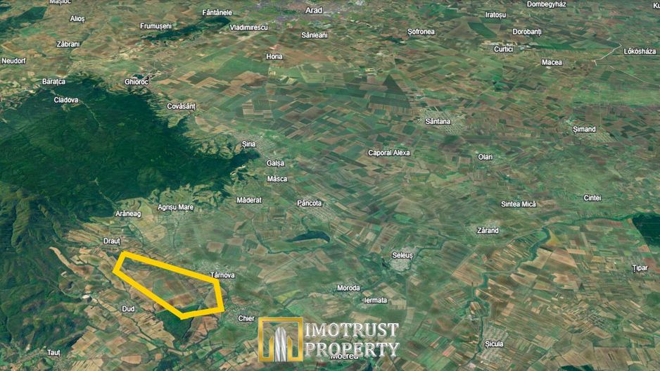 Teren agricol de vanzare în Tarnova Arad – 3,78 ha – loturi mici - Poză 2