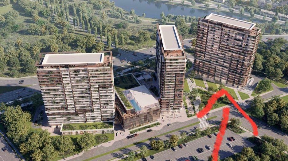 Apartament lux One High District, 2 camere- preț 222 000 eur  plus TVA - Poză 8