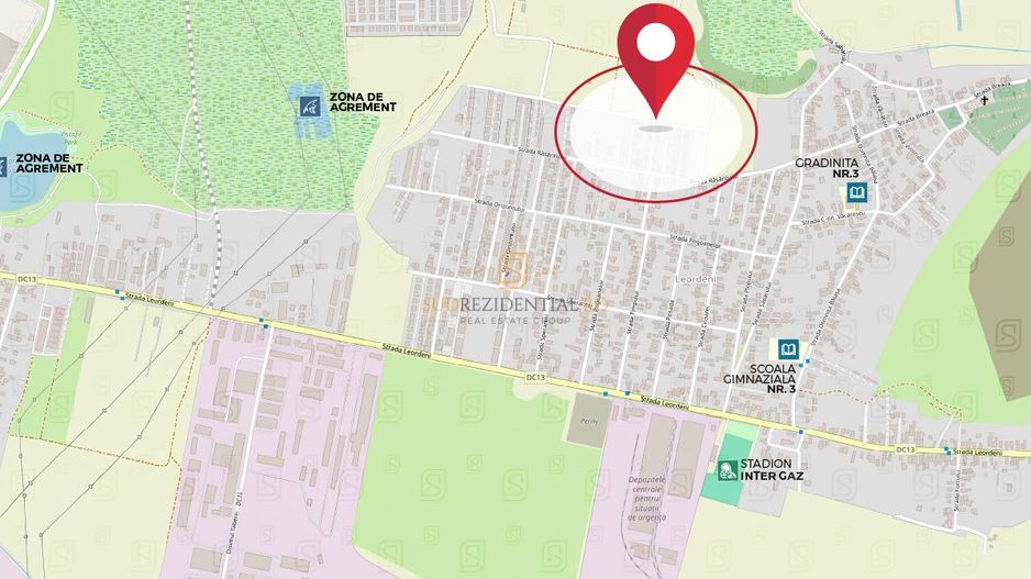 Lot de teren intravilan, 494 mp, deschidere 31 ml, Popesti-Leordeni - Poză 3