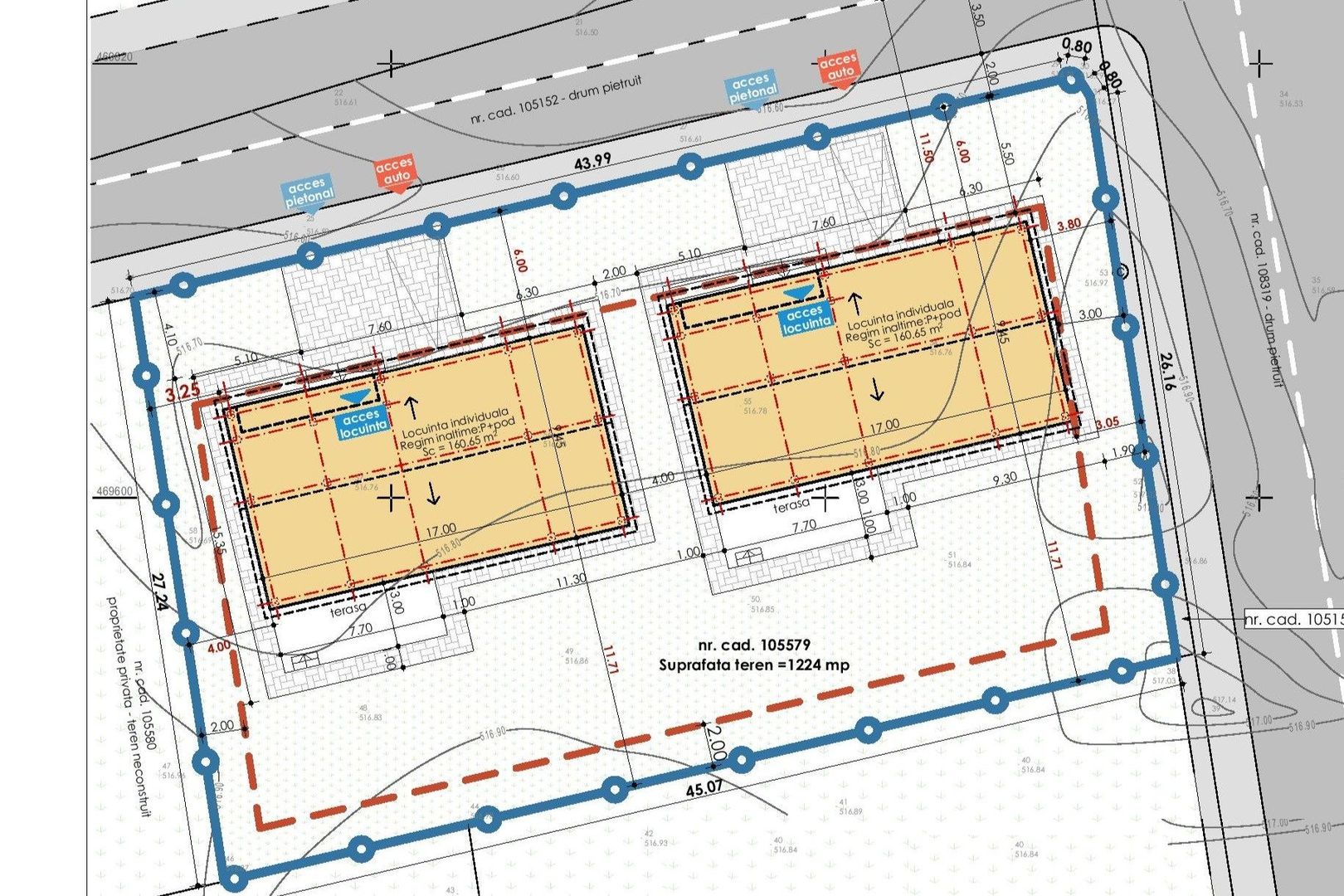 Case individuale Prejmer cu pompă de căldură și panouri fotovoltaice - Schiță 13