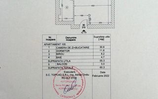 Apartament 3 camere decomandat | Parcare inclusă |Metrou 2 minute - Schiță 7