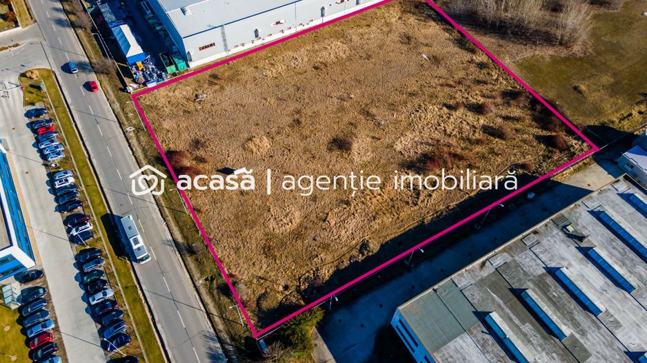Vânzare Teren Construibil Arad Zona Industrială Vest 8.500 MP - Poză 1