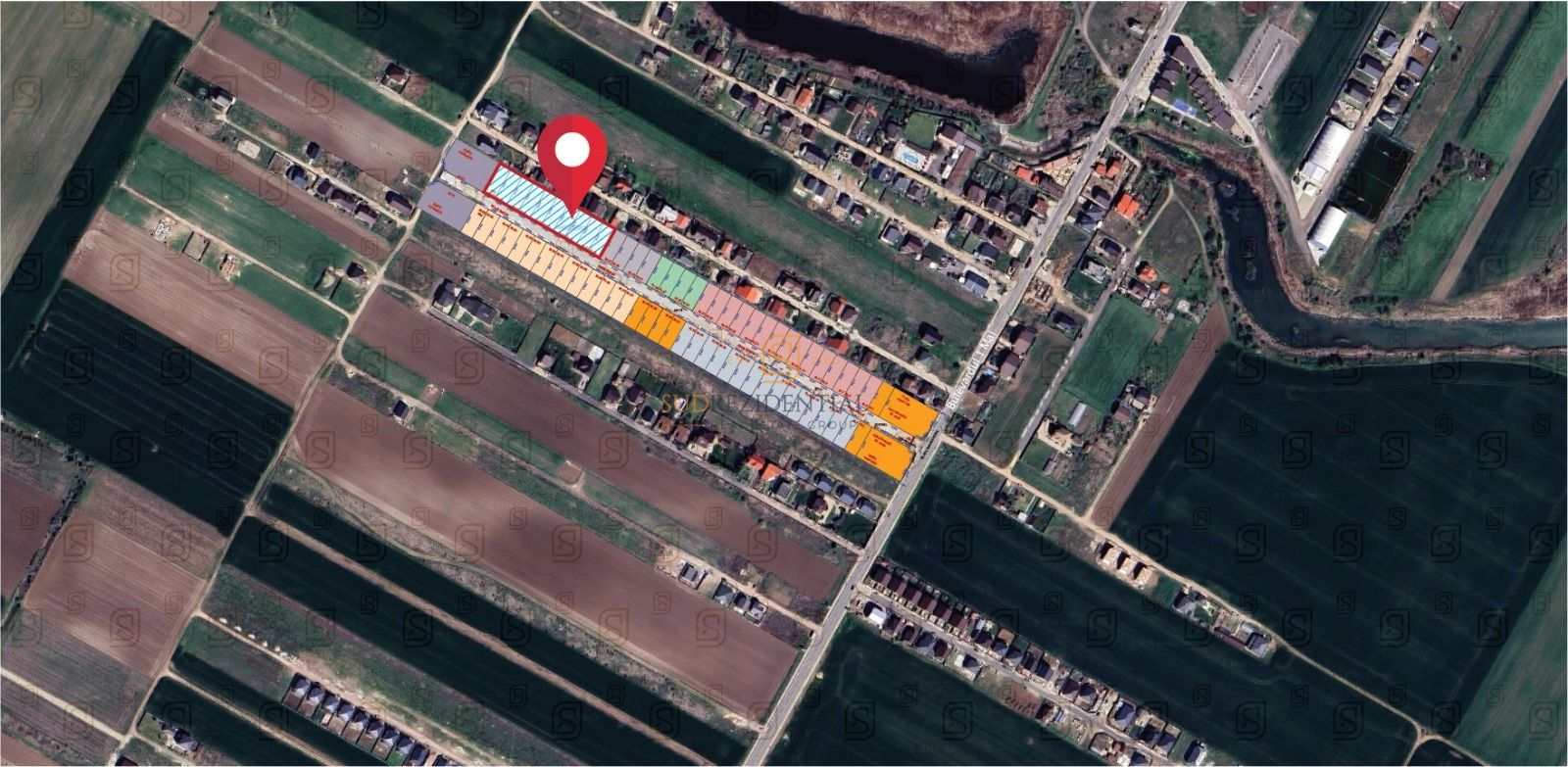 Teren 3580 mp, autorizatie 10 vile P+1 Etaj, Berceni, Mamina - Poză 3