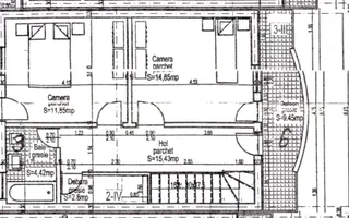Apartament 3 camere cu gradina proprie si parcare, Grand Hotel Italia - Schiță 15