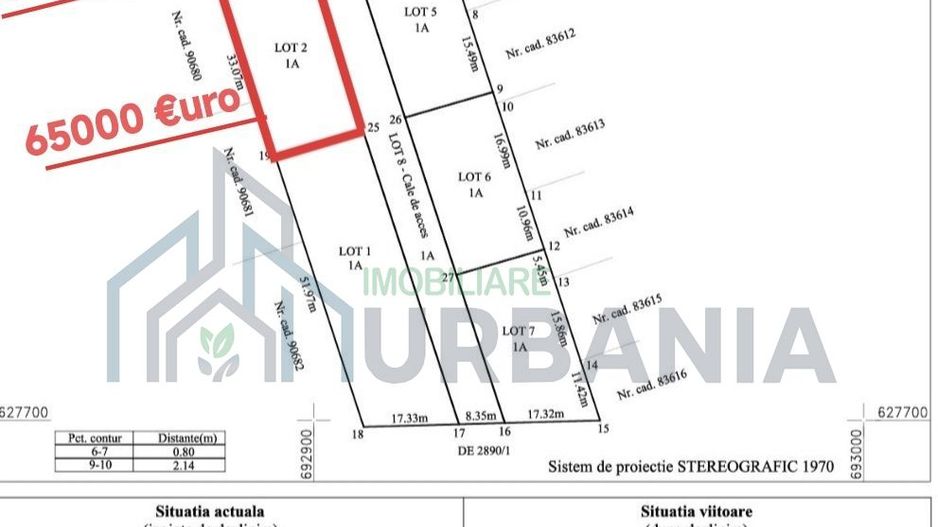 Teren intravilan în Valea Adâncă – 3 loturi, strada Văii - Poză 1