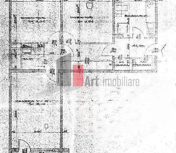 Vânzare apartament 3 camere decomandat Bd. Obregia - Turnu Măgurele - Poză 2