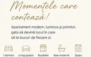Apartament 2 camere mobilat - spatios 5 min metrou Straulesti - Poză 22