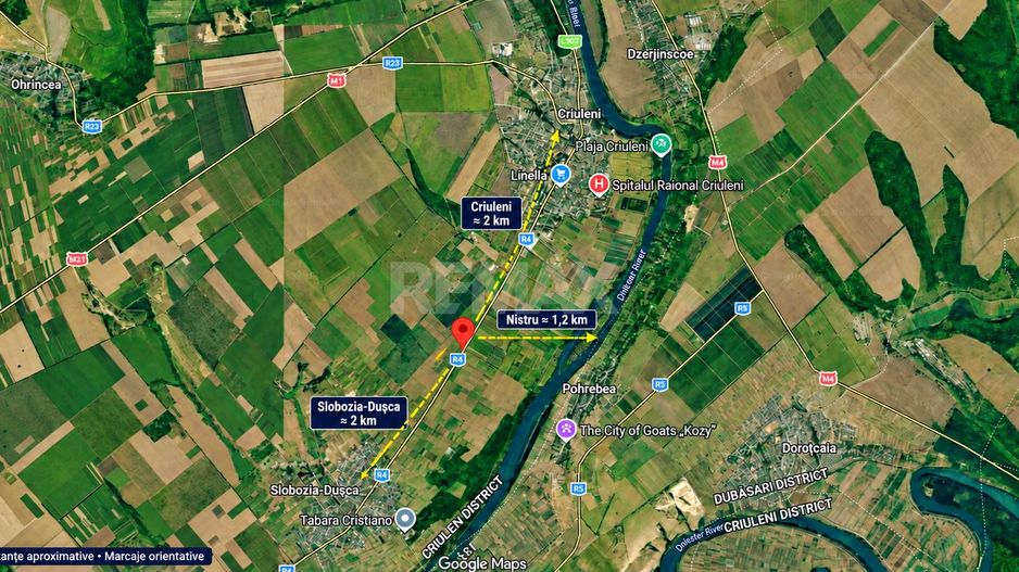 4,85 HA CU DESCHIDERE DE 300 M LA TRASEU | CRIULENI – SLOBOZIA-DUȘCA - Poză 5