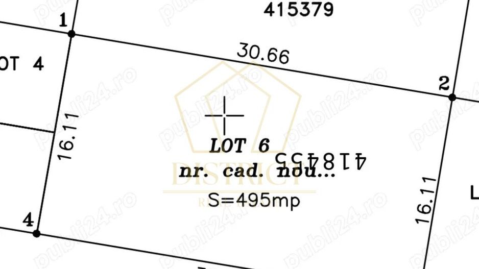 Teren 825mp  cu autorizatie de duplex sau casa individuala | Giroc - Poză 4