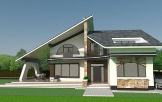 BRASADAS vinde vila moderna cu teren generos in Satu Mare.