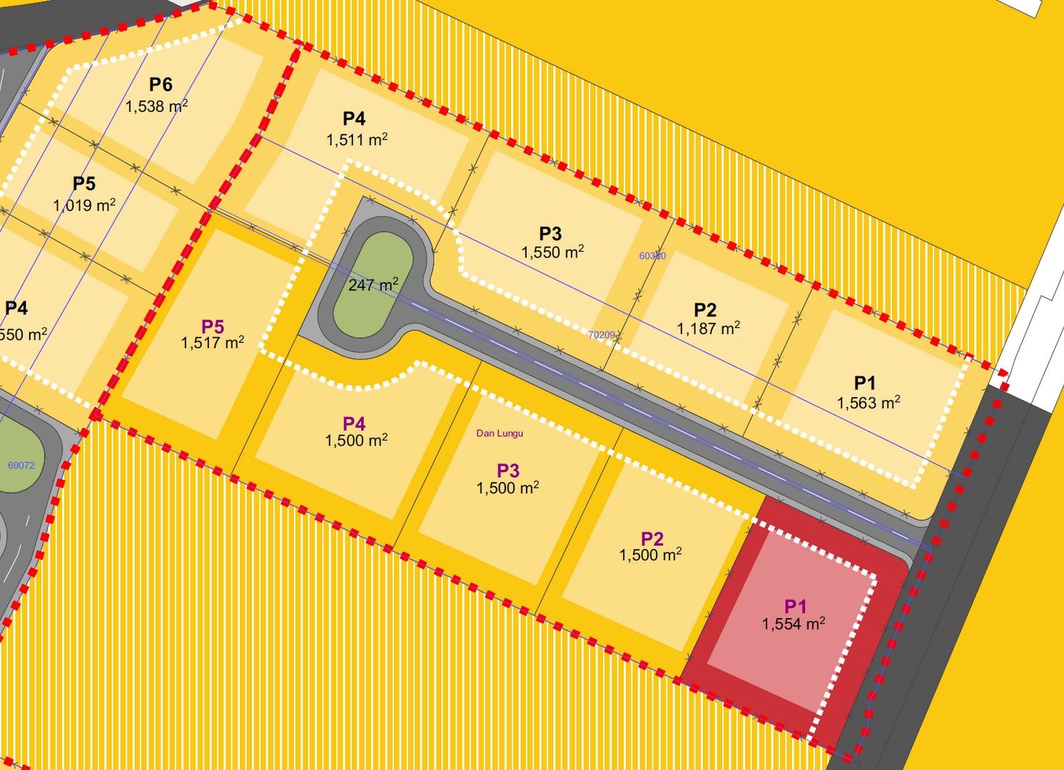 Teren 3800 mp Jucu | Str. Câmpiei | 42 €/mp | Dezvoltare - Poză 3