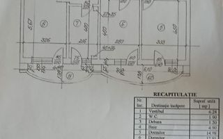 Apartament cu 3 camere 90,11 mp, bloc 1996 - Unirii - Poză 13