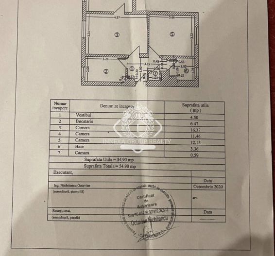 Cotroceni-Arenele BNR | 3 camere | 55mp + 10mp teren | Parter | 160.000 euro - Poză 11