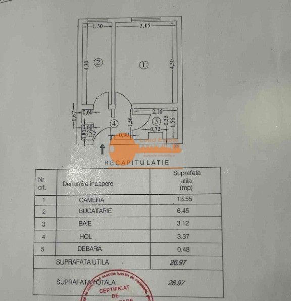 Garsoniera Drumu Taberei - Afi Cotroceni (10min metrou Tudor Vladimirescu) - Poză 7