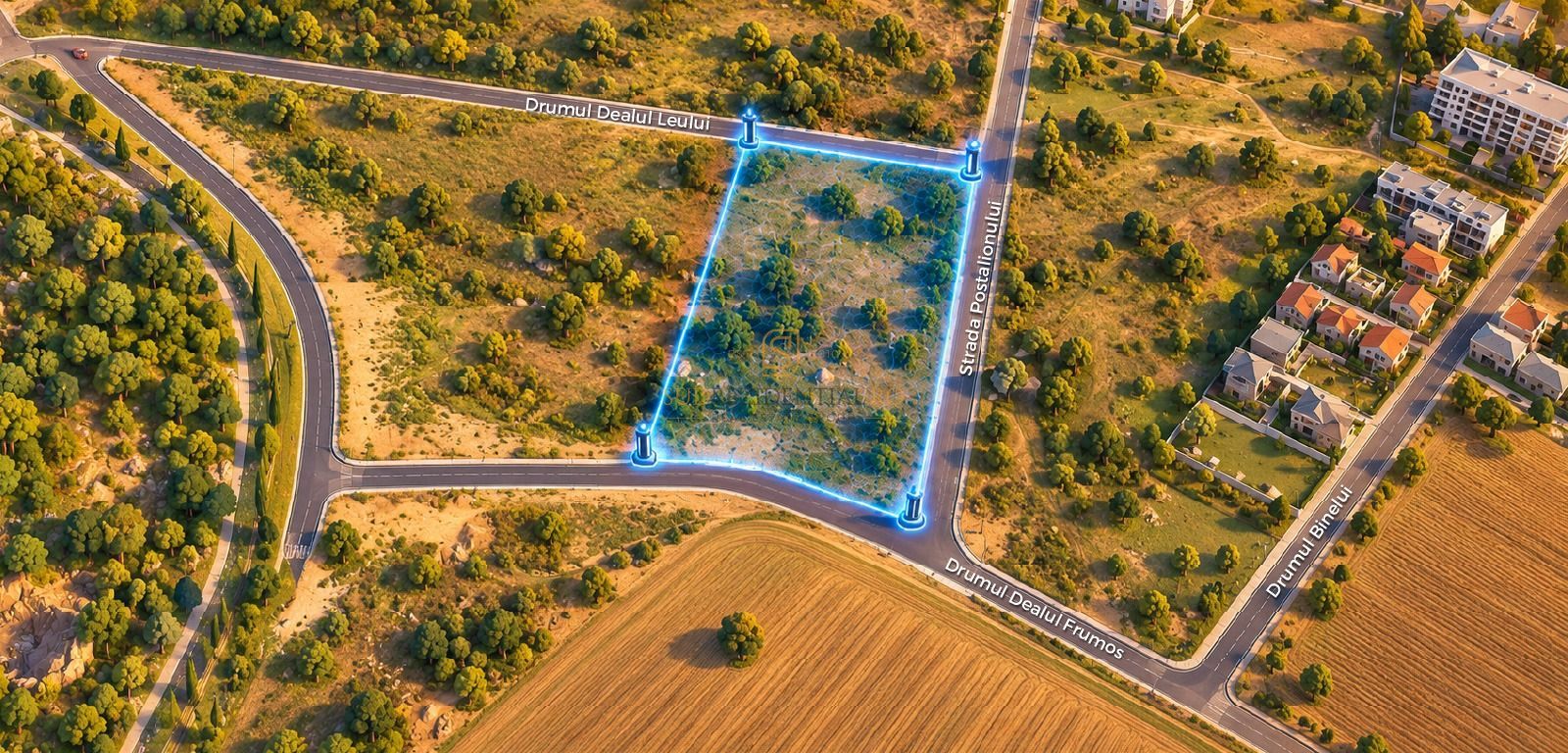 Teren 10.000 mp, deschidere la trei strazi | Postalionului - Poză 4