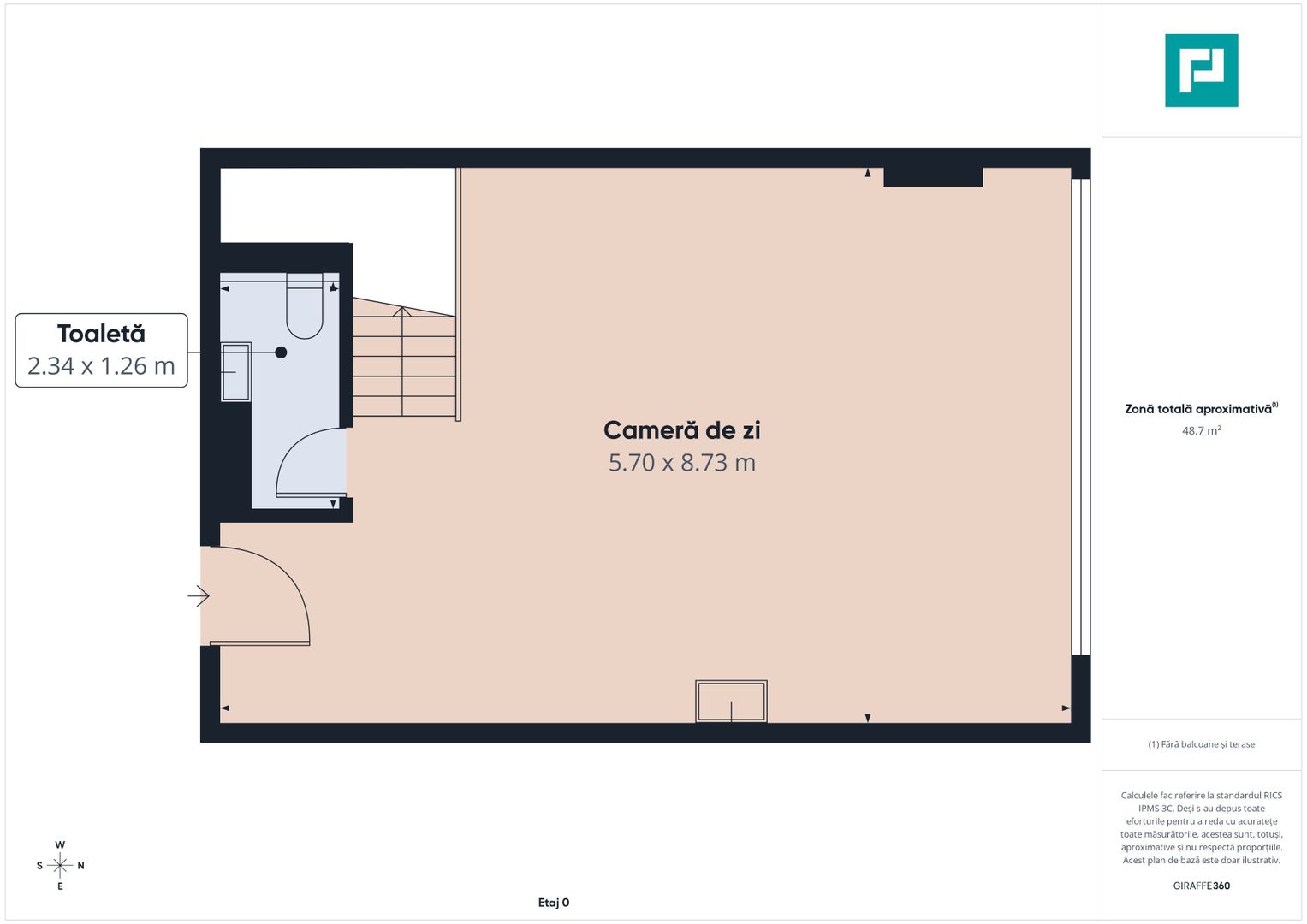 Penthouse 3 camere cu scară interioară ARED UTA - Poză 30