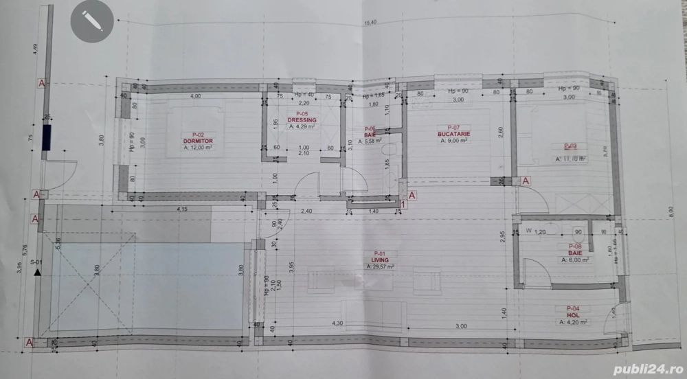 De vazare teren 248 mp cu Autorizație de construire Auchan Titan - Poză 4