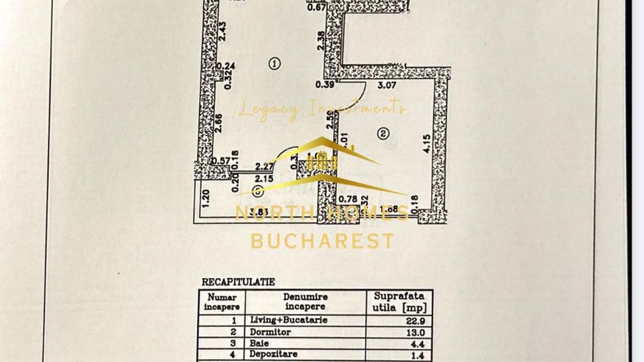 Apartament 2 camere Complex Cortina North! - Poză 7