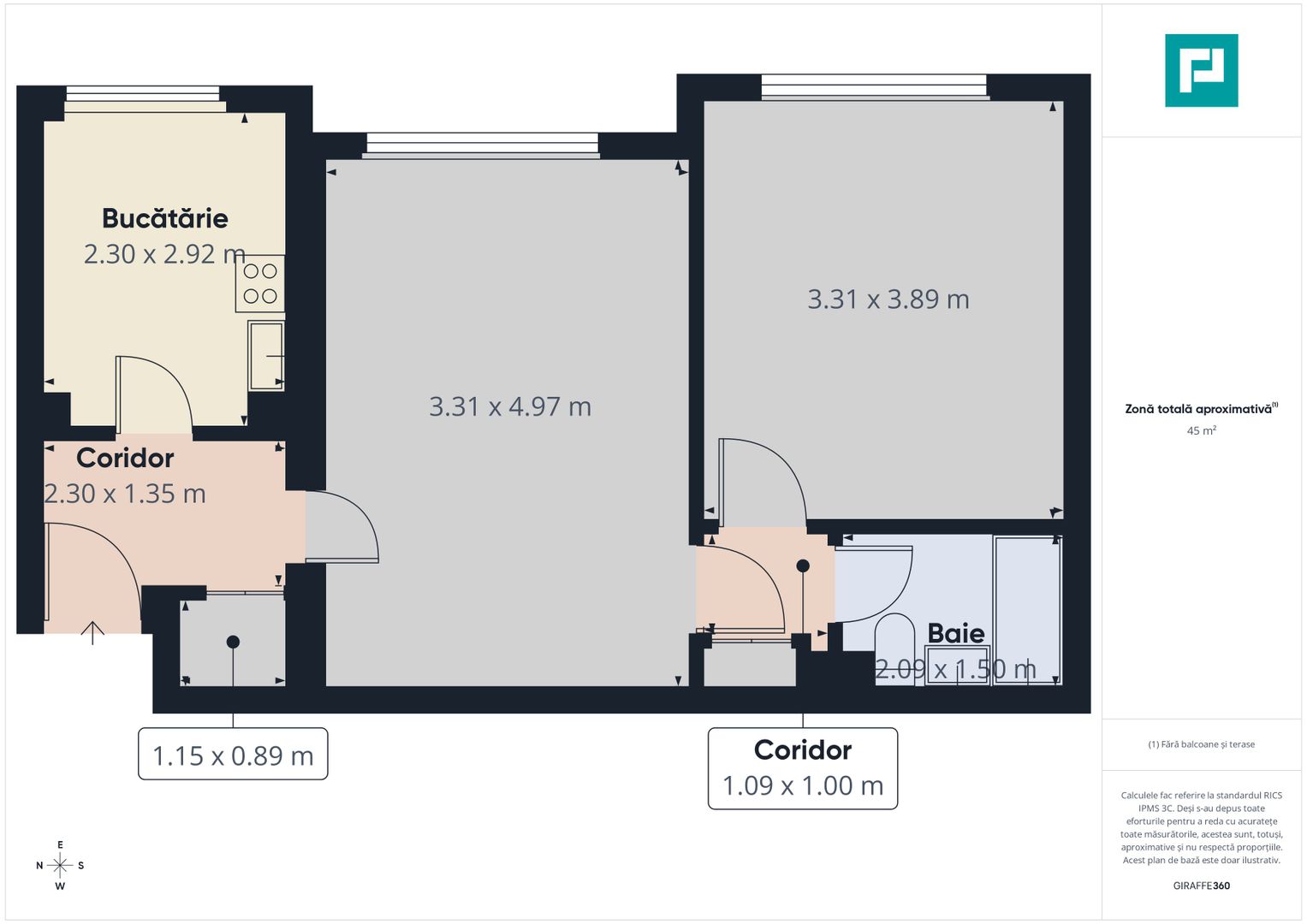 : Apartament 2 camere Rogerius, parter, ideal inve - Poză 10