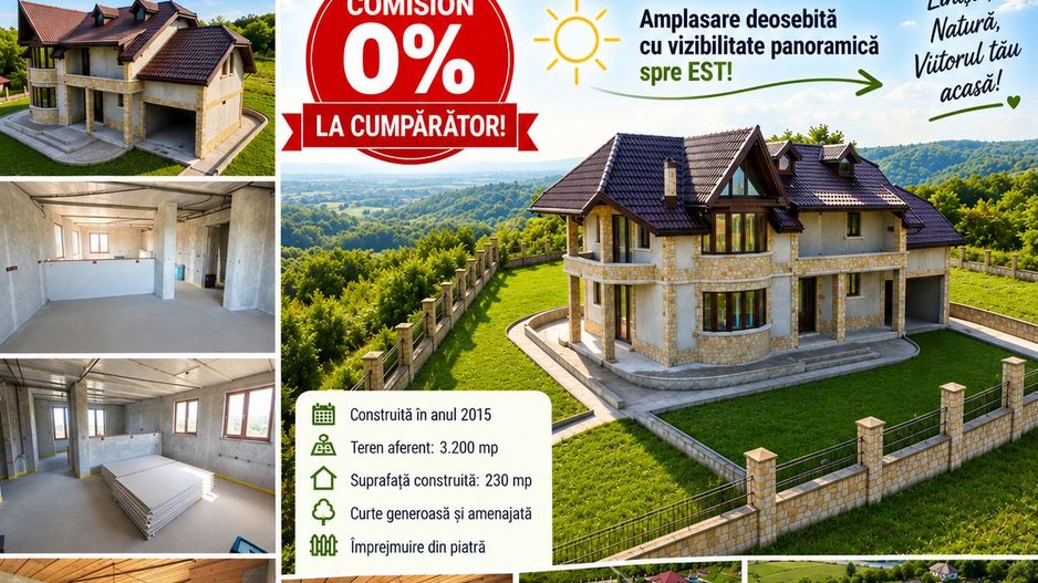 Casă spațioasă cu teren generos de 3.200 mp, VASLUI - MÎNJEȘTI; - Poză 1
