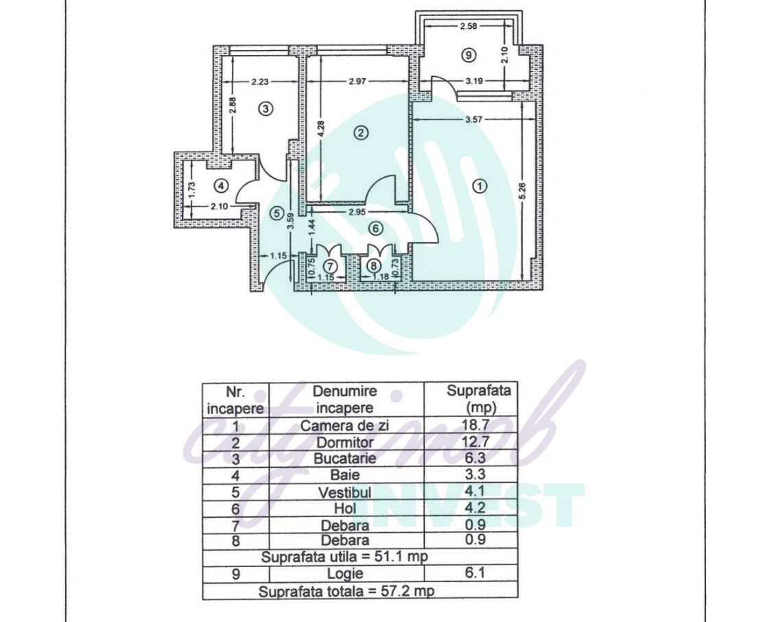 Apartament 2 camere - 3 minute de metrou - IN CURS DE RENOVARE - Poză 11