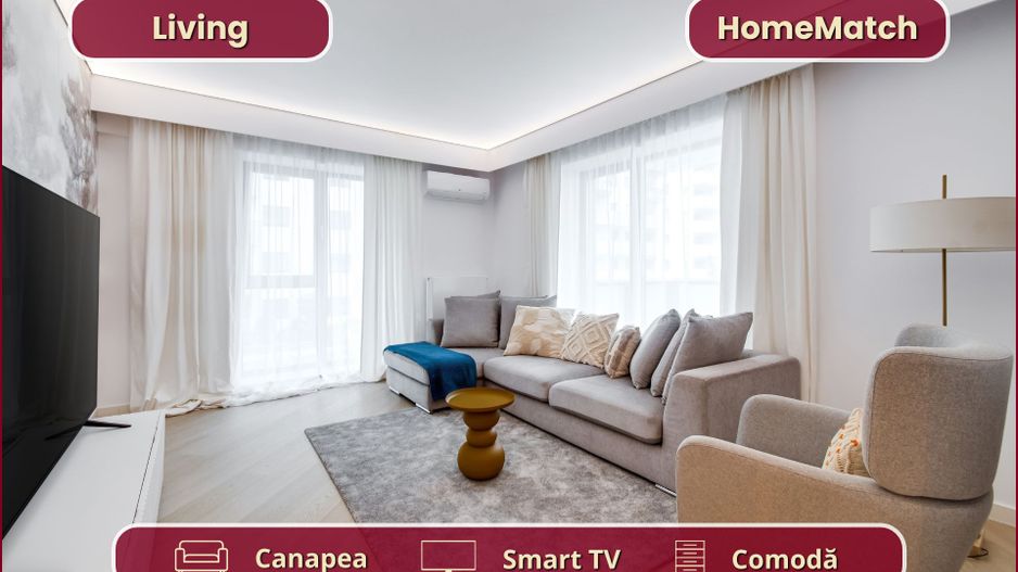 Cortina North || 2 Dormitoare || Amenajat premium || Comision 0% - Poză 4