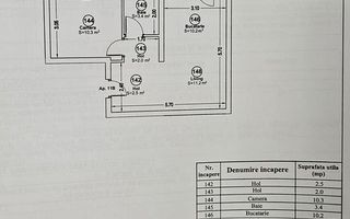 Apartament 2 camere Giroc - Schiță 9