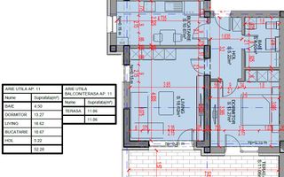 Ap 2 camere decomandat Pallady, Oferta Parcare, Comision 0% - Schiță 8