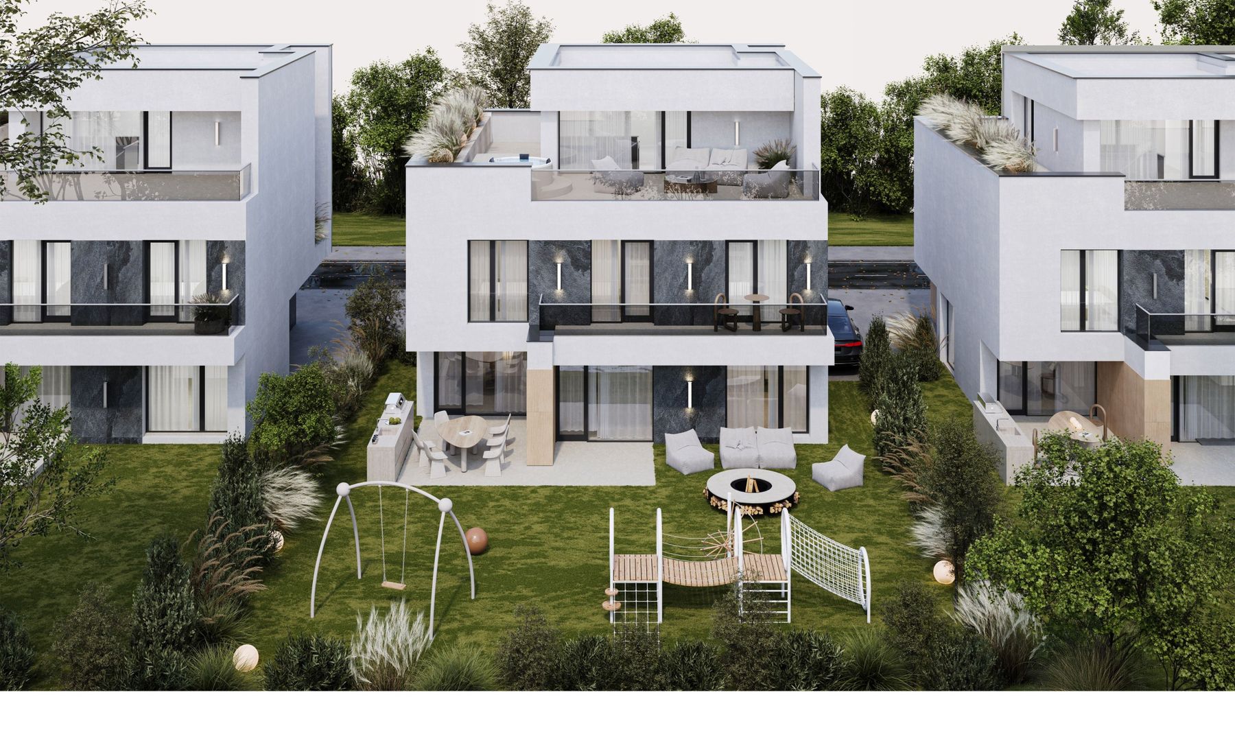 Proiect rezidențial autorizat pentru 9 vile – Titu Maiorescu - Pipera - Poză 5