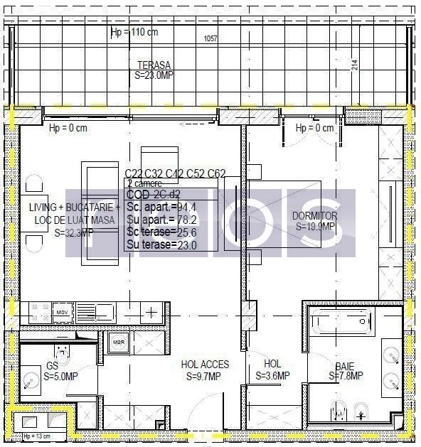 INCHIRIERE| 2 CAMERE| ONE RAHMANINOV| VEDERE PARC VERDI - Poză 7