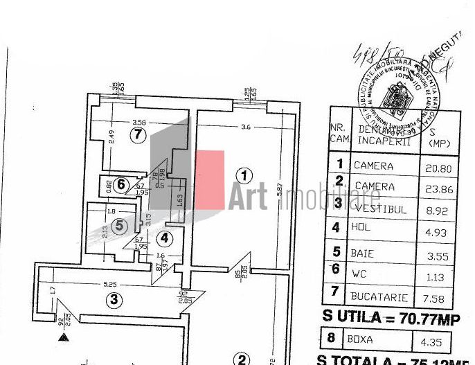 Apartament de 2 camere la Afi Cotroceni - Poză 1