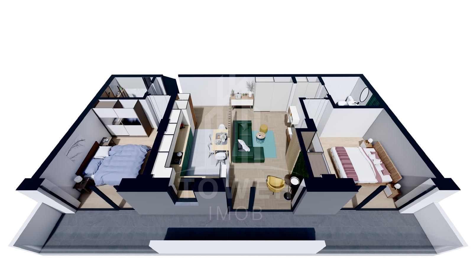 COMISION 0% | Apartament 3 camere de vânzare - Poză 4