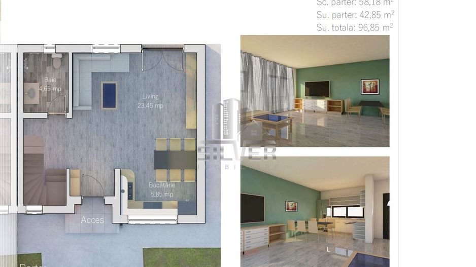 Casa  tip duplex/Zona strazii Urusagului. - Poză 5