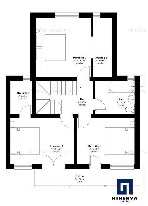 Duplex 3 dormitoare| Mosnita Noua - Serena1 | toate utilitatile |COMISION 0 - Poză 34