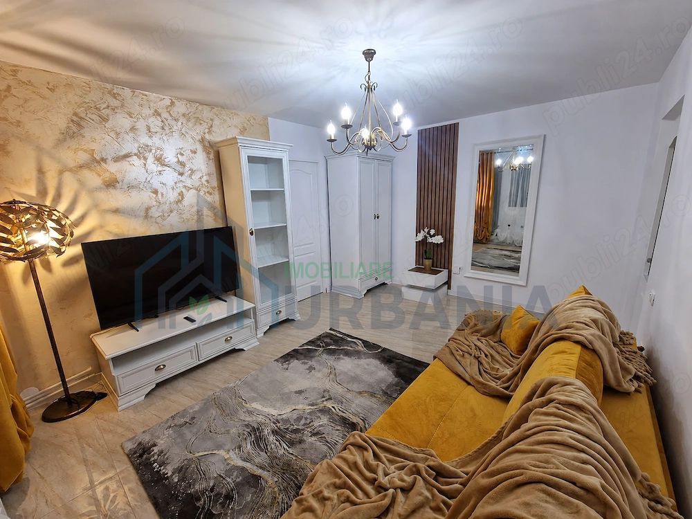 Apartament 2 camere de închiriat, Tătărași, zona Flora, Iași – etaj 2/4, renovat modern, mobilat și utilat - Poză 1