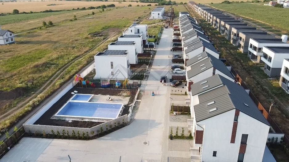 Casă P+1+M de vânzare în Otopeni–Tunari | Ansamblu nou, 3 dormitoare, mobilată - Poză 3