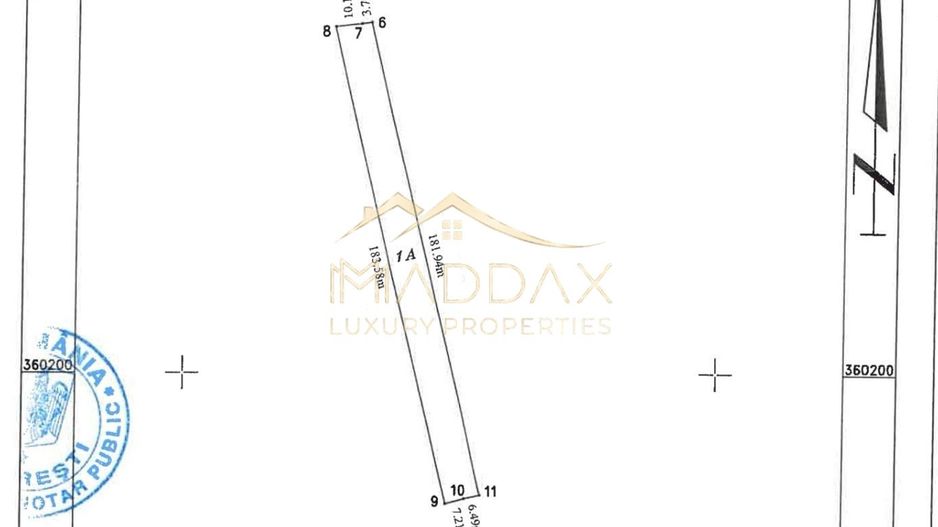 Teren intravilan ***15.000mp*** deschidere Lac Snagov 120ml // Snagov - Schiță 16