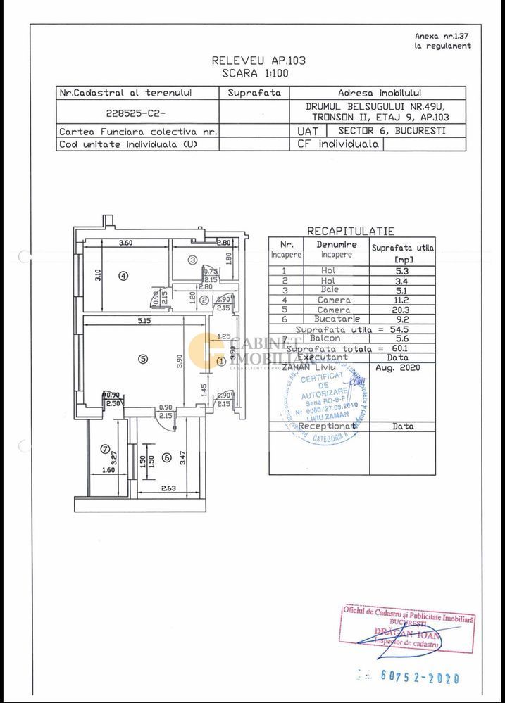 2 Camere - 60MP | Decomandat | 2020 | Credit | Pacii - Poză 8
