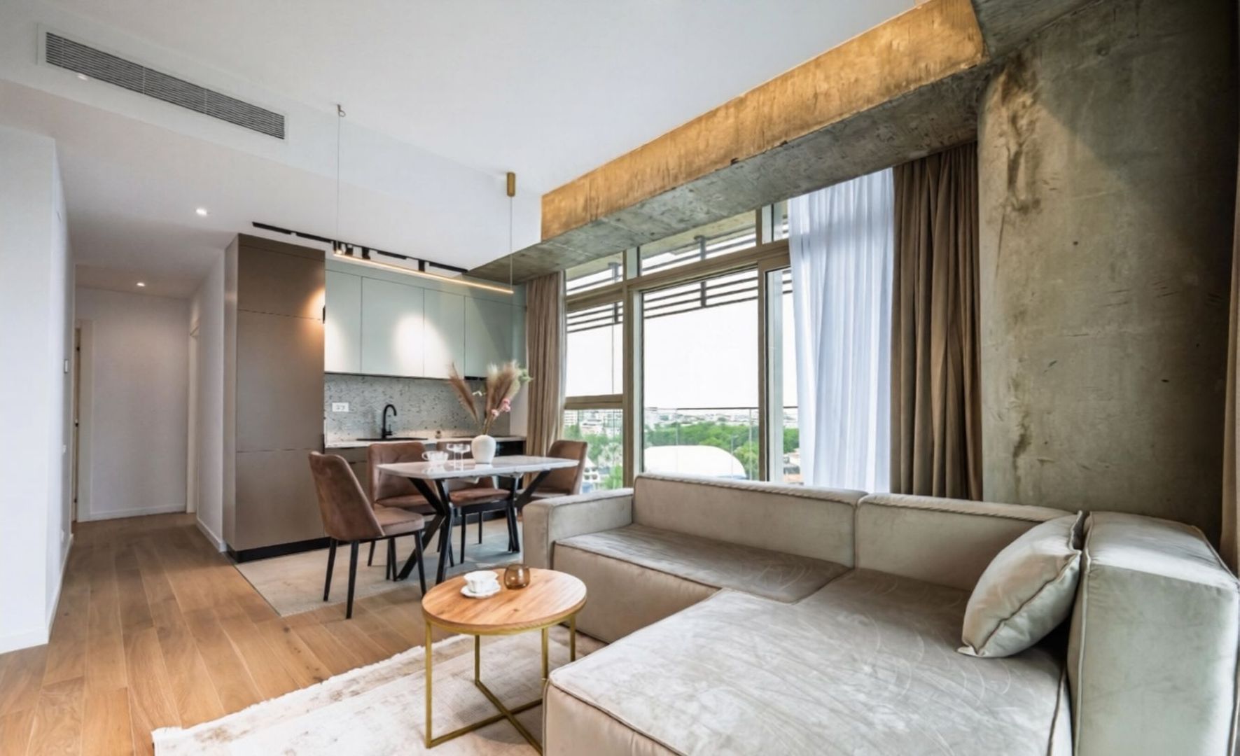 Apartament 3 camere cu terasă, parcare și boxă | UpSite Floreasca - Poză 1