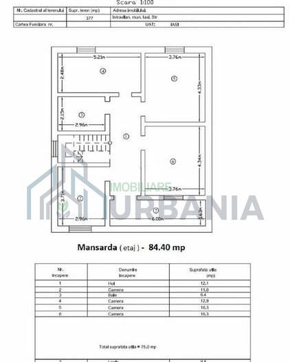 Casă individuală P+M, 200 mp, cartier Aviației, Iași - Poză 16